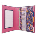 PUKKA PAD Rollbound Binder, 3 Rings, 1" Capacity, 11 x 8.5, Blue/Pink/Yellow (9607BLM)