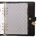 PUKKA PAD A5 Planner, 10.24 x 9.25, Black Cover, 12-Month (9109CD)