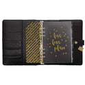 PUKKA PAD A5 Planner, 10.24 x 9.25, Black Cover, 12-Month (9109CD)