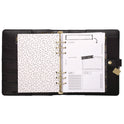 PUKKA PAD A5 Planner, 10.24 x 9.25, Black Cover, 12-Month (9109CD)