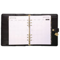 PUKKA PAD A5 Planner, 10.24 x 9.25, Black Cover, 12-Month (9109CD)