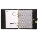 PUKKA PAD A5 Planner, 10.24 x 9.25, Black Cover, 12-Month (9109CD)