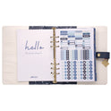 PUKKA PAD A5 Planner, Color Wash, 10.24 x 9.25, Blue/Green/Red/Yellow Cover, 12-Month (9179CD)