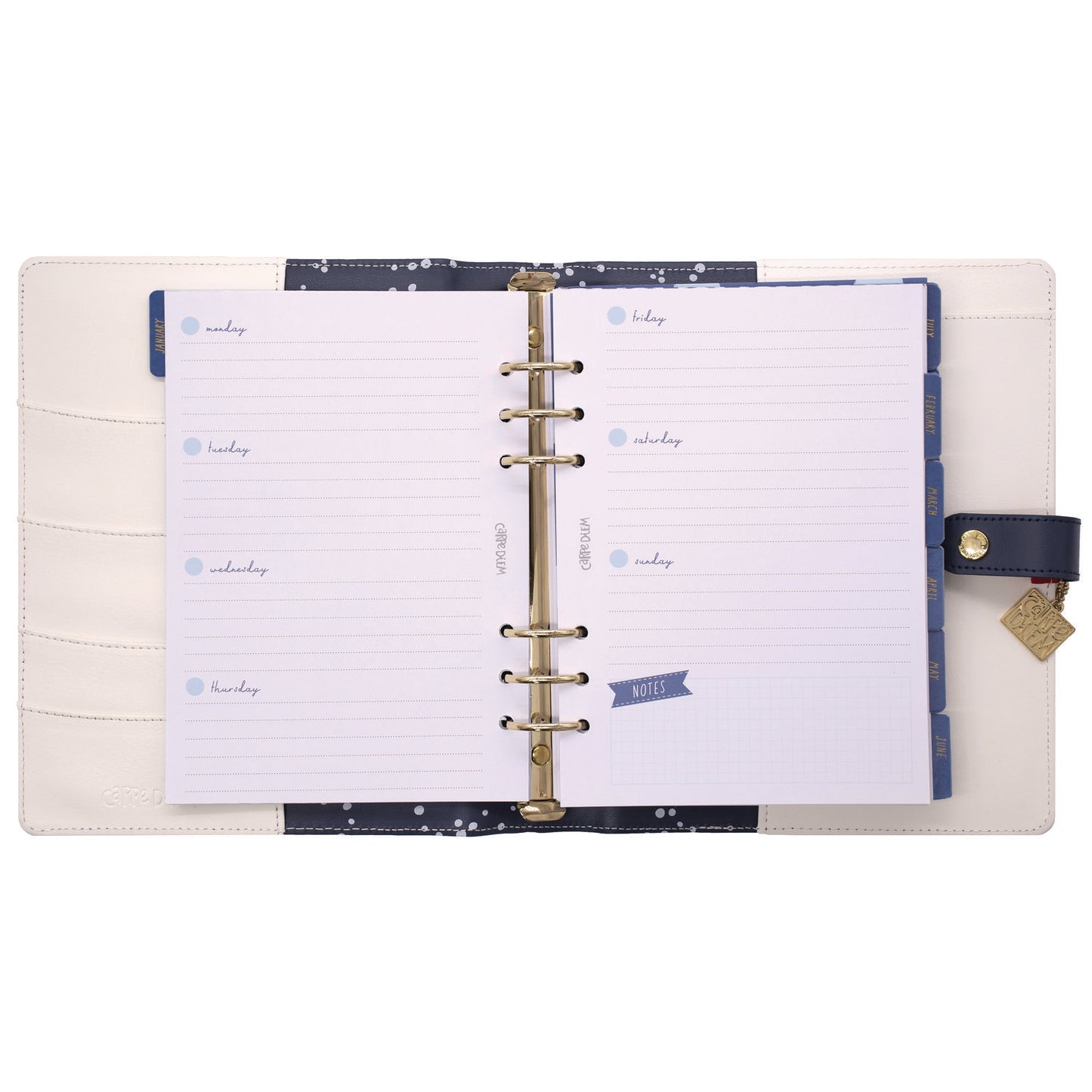 PUKKA PAD A5 Planner, Color Wash, 10.24 x 9.25, Blue/Green/Red/Yellow Cover, 12-Month (9179CD)