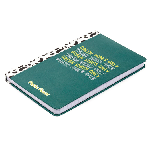 PUKKA PAD Soft Cover Eco Notebook, 1-Subject, Medium/College Rule, Green/Black/White Cover, (96) 8.3 x 5.8 Sheets (9704SPP)