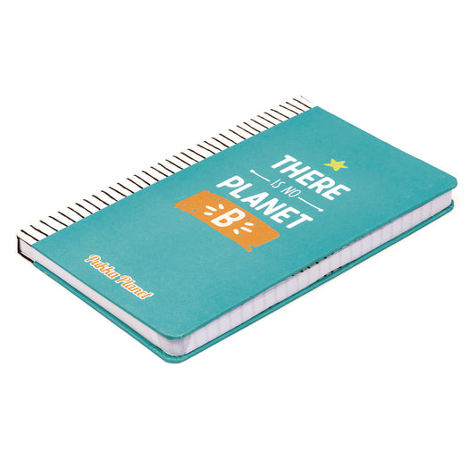 PUKKA PAD Soft Cover Eco Notebook, 1-Subject, Medium/College Rule, Turquoise/Multicolor Cover, (96) 8.3 x 5.8 Sheets (9703SPP)