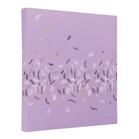 PUKKA PAD Rollbound Binder, 3 Rings, 1" Capacity, 11 x 8.5, Lilac/Black/Gold/White (9643ROC)