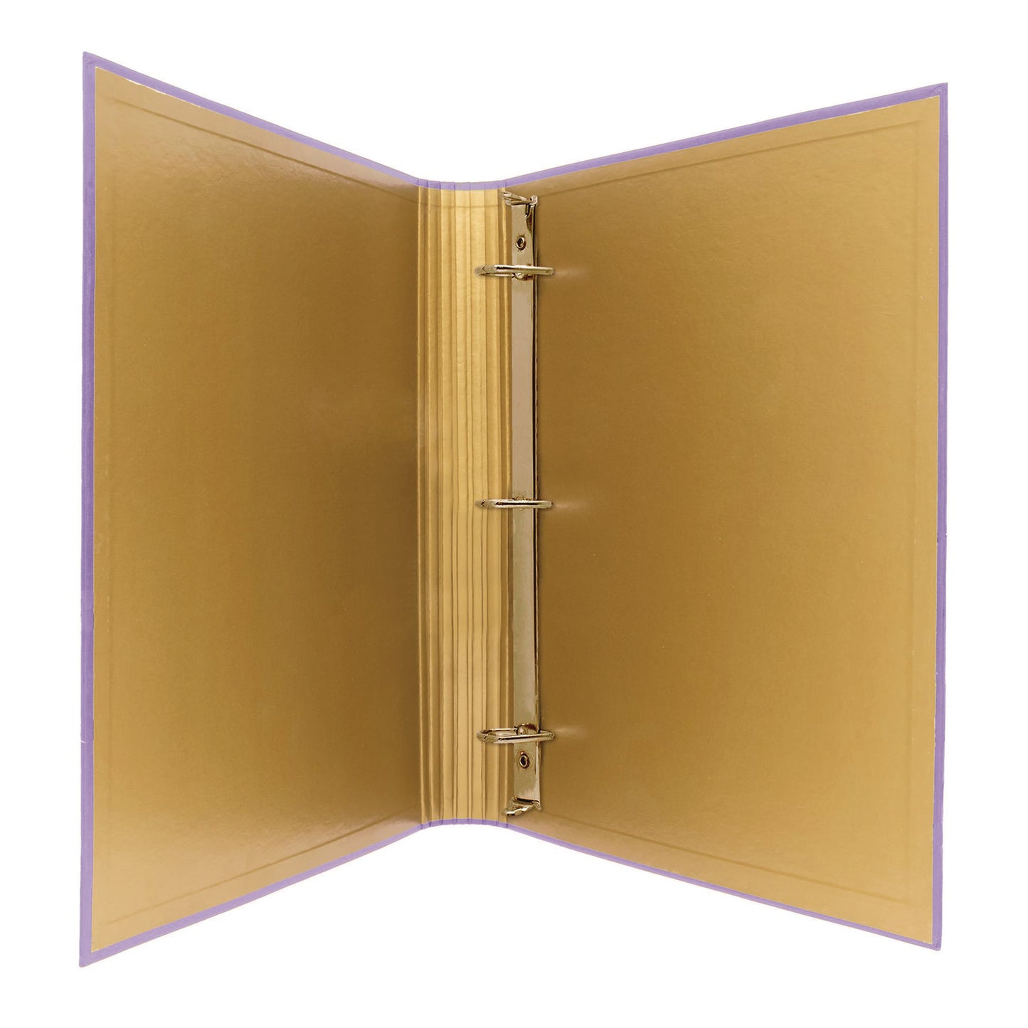 PUKKA PAD Rollbound Binder, 3 Rings, 1" Capacity, 11 x 8.5, Lilac/Black/Gold/White (9643ROC)