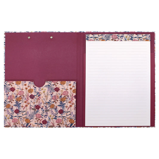 PUKKA PAD A4 Padfolio, 8.3 x 11.7 Pad, 9.5 x 12.6, Blue/Cream/Red/Yellow (9582BLM)