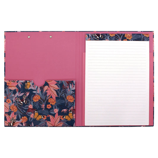 PUKKA PAD A4 Padfolio, 8.3 x 11.7 Pad, 9.5 x 12.6, Blue/Pink/Yellow (9580BLM)