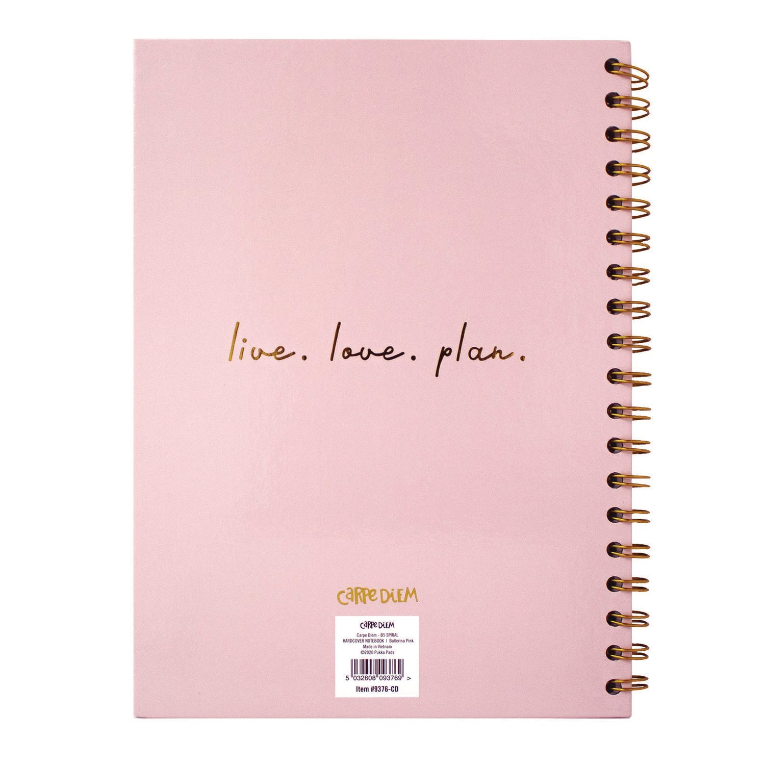 PUKKA PAD B5 Size Notebook, 1 -Subject, Medium/College Rule, Pink Cover, (80) 9.8 x 6.9 Sheets, 3/Pack (9376CD)