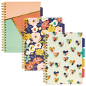 PUKKA PAD B5 Size Project Book, 5-Subject, Medium/College Rule, Assorted Floral Love Covers, (100) 9.8 x 6.9 Sheets, 3/Pack (9033CD)