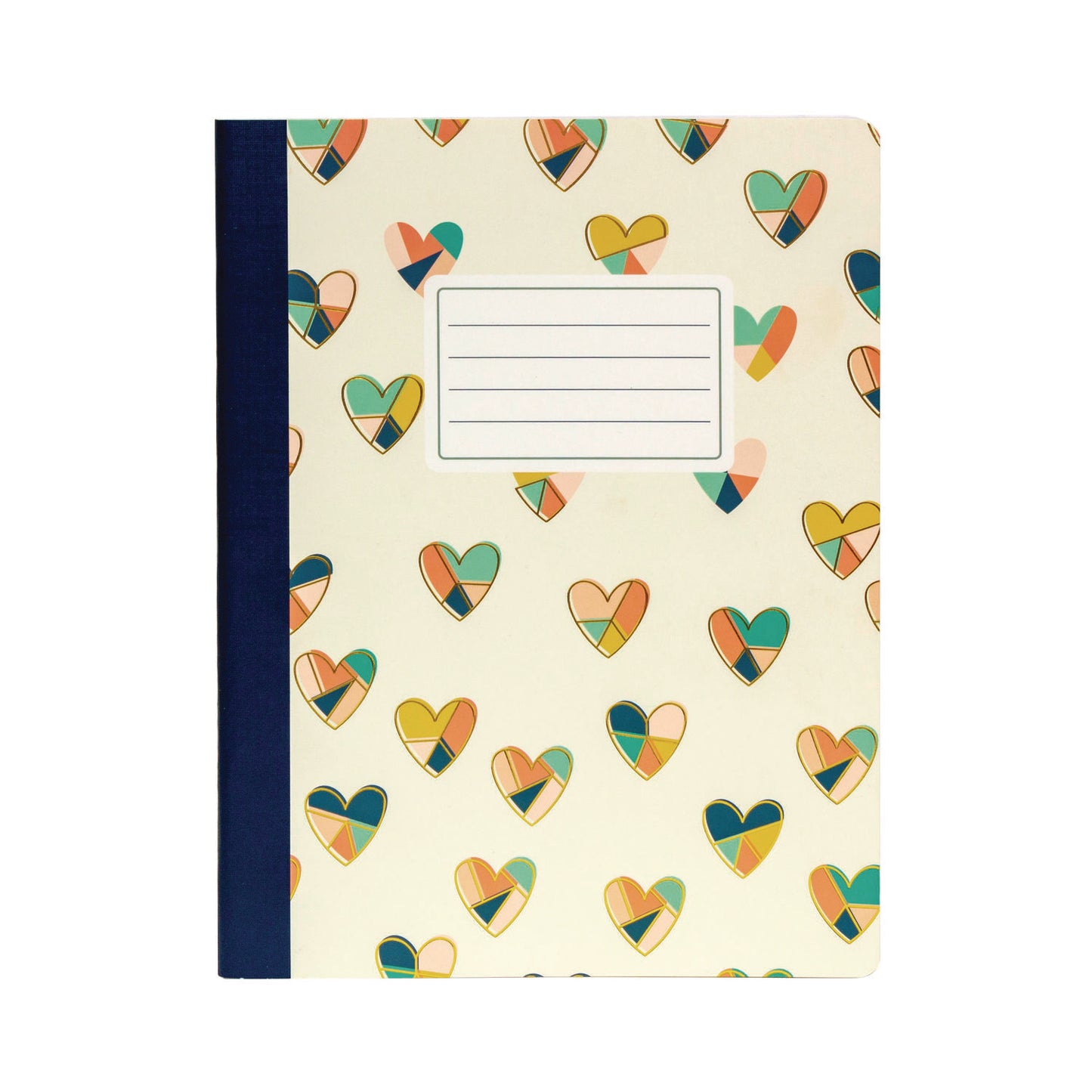 PUKKA PAD Composition Book, Medium/College Rule, Assorted Floral Love Covers, (70) 9.75 x 7.5 Sheets, 3/Pack (9096CD)