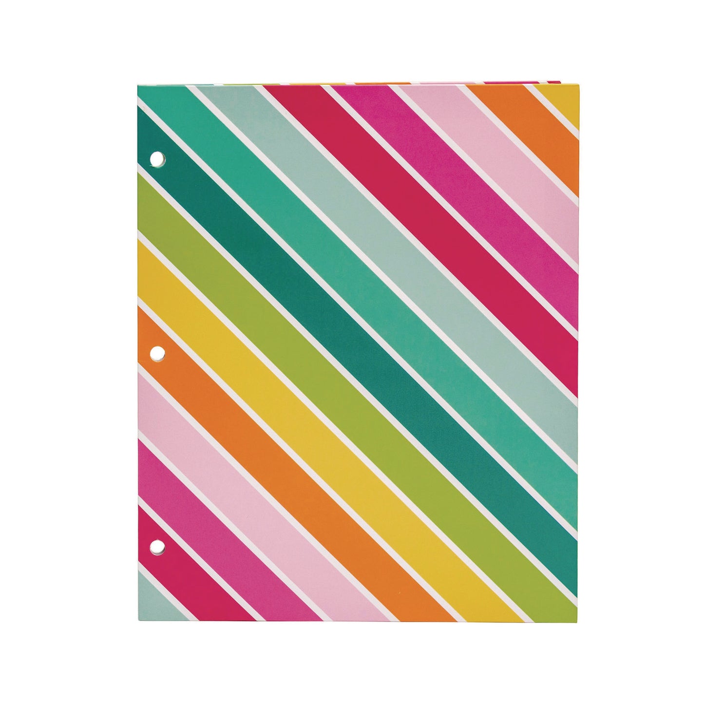 PUKKA PAD Two-Pocket Portfolio Folder, 1" Capacity, 9.6 x 11.9, Brush Strokes/Llamas/Stripes, 6/Pack (9097CD)