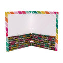 PUKKA PAD Two-Pocket Portfolio Folder, 1" Capacity, 9.6 x 11.9, Brush Strokes/Llamas/Stripes, 6/Pack (9097CD)