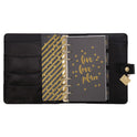 PUKKA PAD Personal Planner, 7.48 x 6.42, Black Cover, 12-Month, Undated (9110CD)