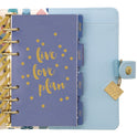 PUKKA PAD Personal Planner, 7.48 x 6.42, Blue Cover, 12-Month, Undated (9165CD)