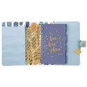 PUKKA PAD Personal Planner, 7.48 x 6.42, Blue Cover, 12-Month, Undated (9165CD)