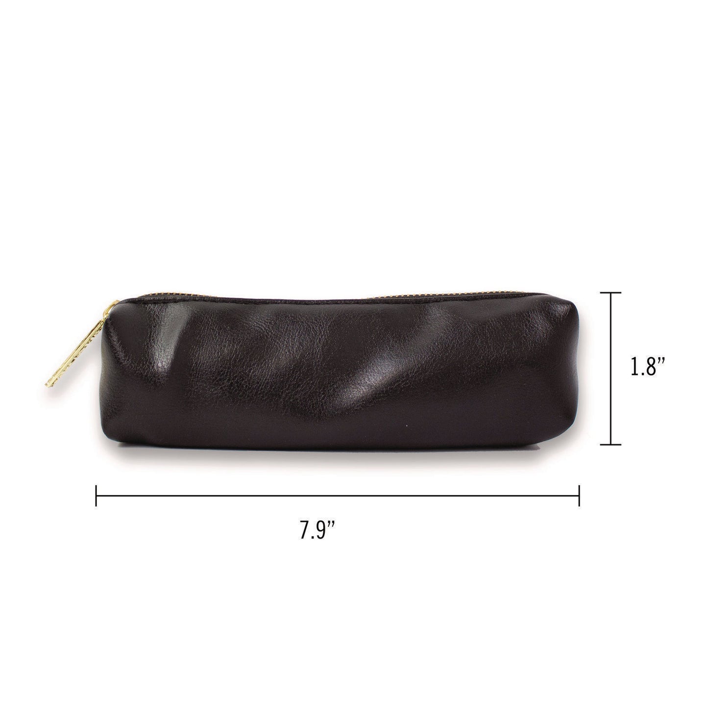 PUKKA PAD Pencil Case, 7.9" x 2" x 2", Black (9113CD)