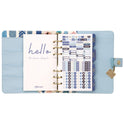 PUKKA PAD Personal Planner, 7.48 x 6.42, Blue Cover, 12-Month, Undated (9165CD)