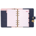 PUKKA PAD Personal Planner, Floral, 7.48 x 6.42, Blue/Pink/White/Yellow Cover, 12-Month, Undated (9199CD)