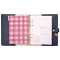 PUKKA PAD A5 Planner, Feathers, 10.24 x 9.25, Blue/Pink/White/Yellow Cover, 12-Month (9198CD)