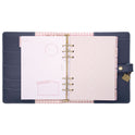 PUKKA PAD A5 Planner, Feathers, 10.24 x 9.25, Blue/Pink/White/Yellow Cover, 12-Month (9198CD)