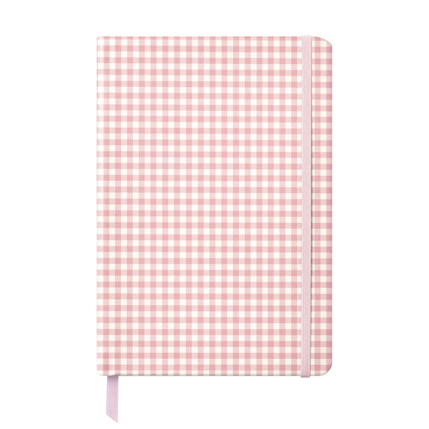 PUKKA PAD Soft Cover Journal, Medium/College Rule, Pink/White Check Cover, (96) 8.3 x 5.2 Sheets, 3/Pack (9371CD)