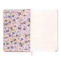 PUKKA PAD Soft Cover Journal, Medium/College Rule, Pink/White Check Cover, (96) 8.3 x 5.2 Sheets, 3/Pack (9371CD)