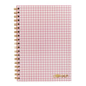 PUKKA PAD B5 Size Notebook, 1 -Subject, Medium/College Rule, Pink Cover, (80) 6.9 x 4.9 Sheets, 3/Pack (9377CD)