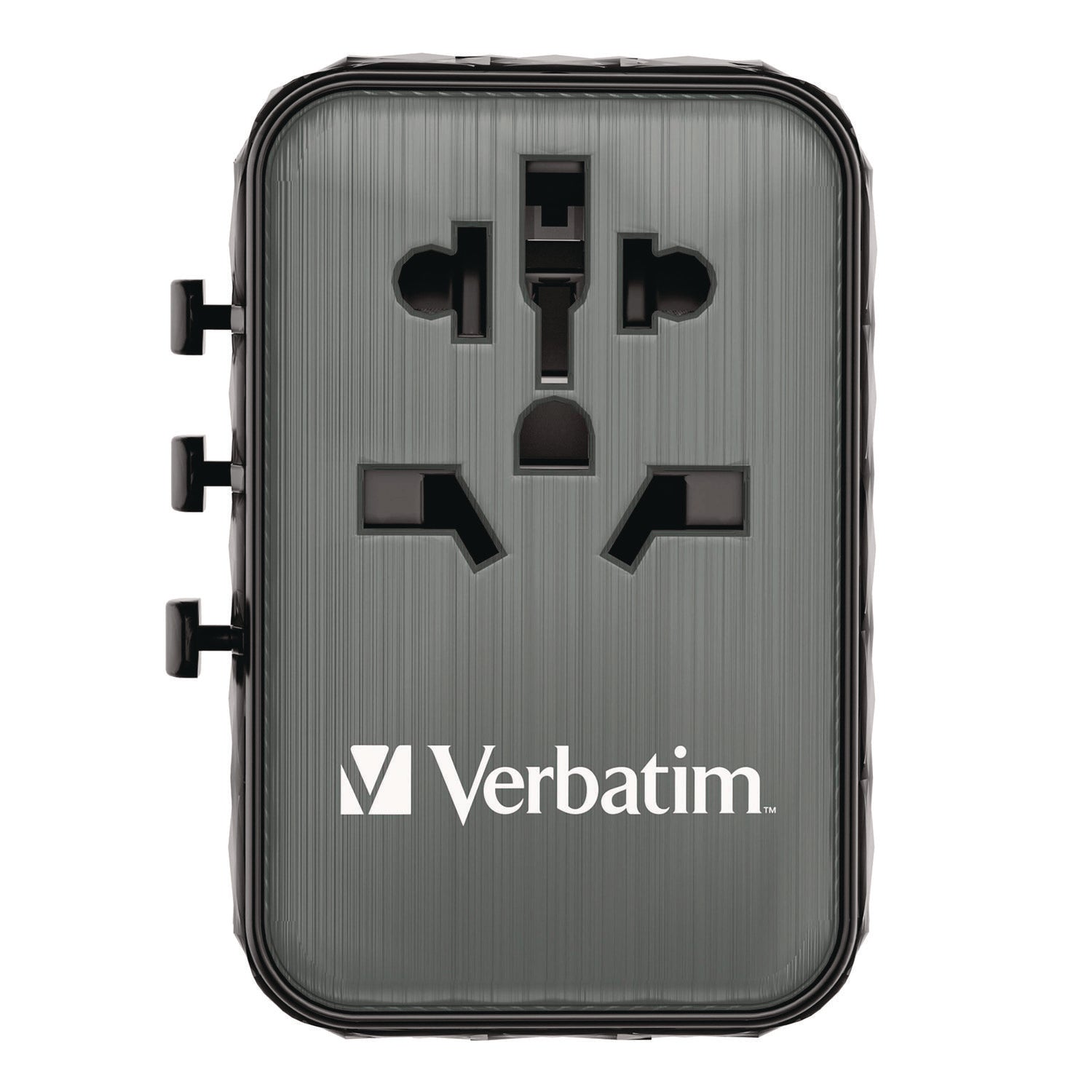 Verbatim UTA-05 Gan III Universal Travel Adapter, (2) USB-A/(2) USB-C/Quick Charge 4+ (32120)