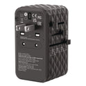 Verbatim UTA-06 Gan III Universal Travel Adapter, (2) USB-A/(2) USB-C/Quick Charge 4+ (32121)