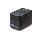 Verbatim UTA-09 Gan III Universal Travel Adapter, (2) USB-A/(2) USB-C/USB-C with Power Delivery 3.0 (32124)