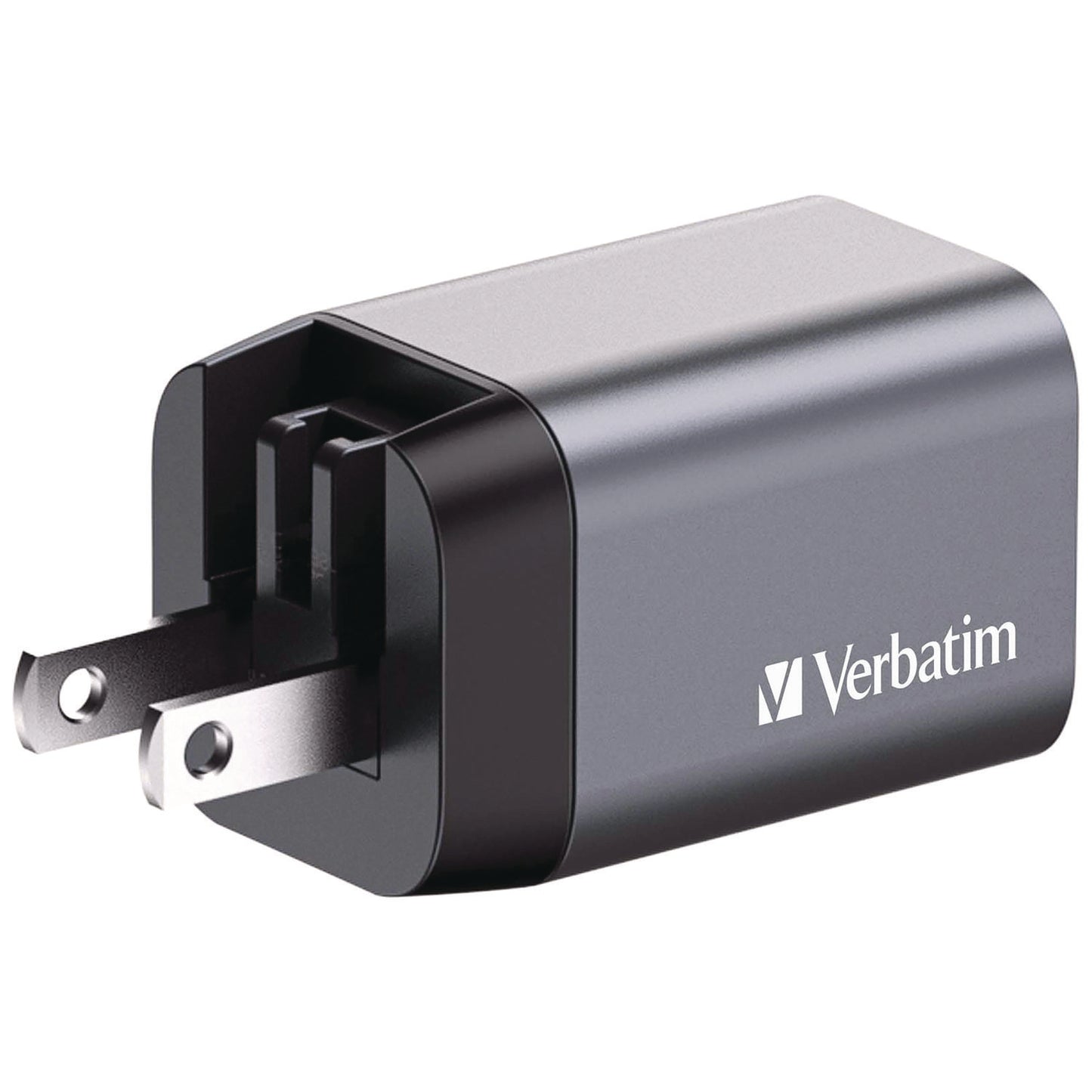 Verbatim 35 W 2-Port GaN Wall Charger, Black/Gray (32200)