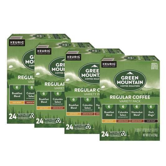 Keurig Regular Variety Pack Coffee K-Cups, Assorted Flavors, 96/Carton (9974CT)