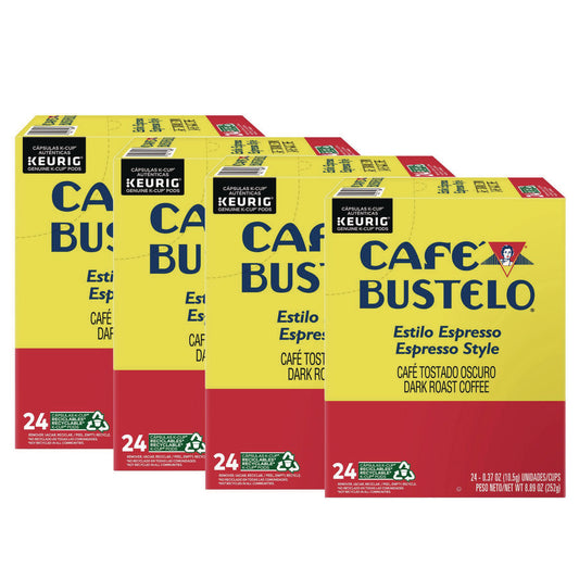 Cafe Bustelo Espresso Style K-Cups, 96/Carton (6106CT)