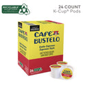 Cafe Bustelo Espresso Style K-Cups, 96/Carton (6106CT)