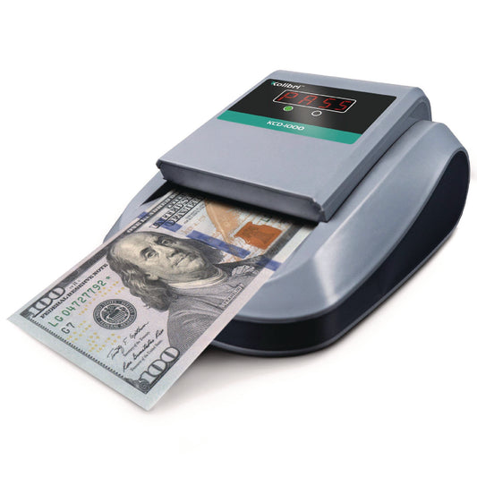 Kolibri KCD-1000 Counterfeit Detector, Dimensional, Image, IR, MG, MT, Thickness, UV and Watermark Detection, US Currency