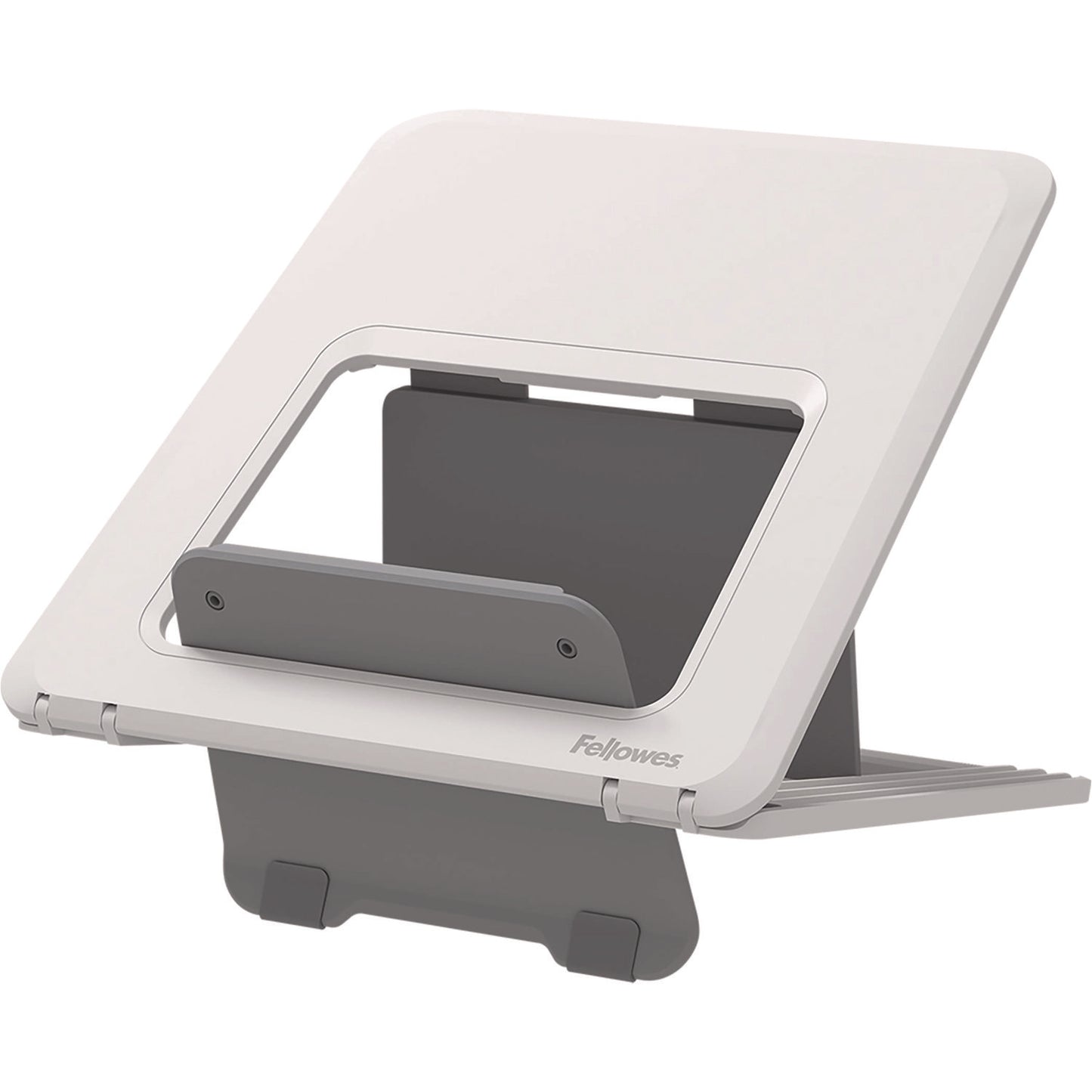 Fellowes Breyta Laptop Stand, 9.25" x 10.55" x 0.55" to 8", White, Supports Up to 8.8 lbs (100098501)