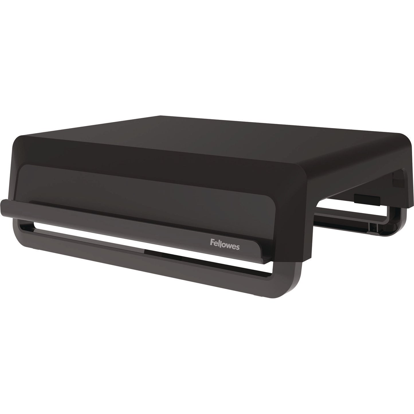 Fellowes Breyta Monitor Stand, 13.94" x 11.97" x 3.25" to 6", Black, Supports 33 lbs (100098502)