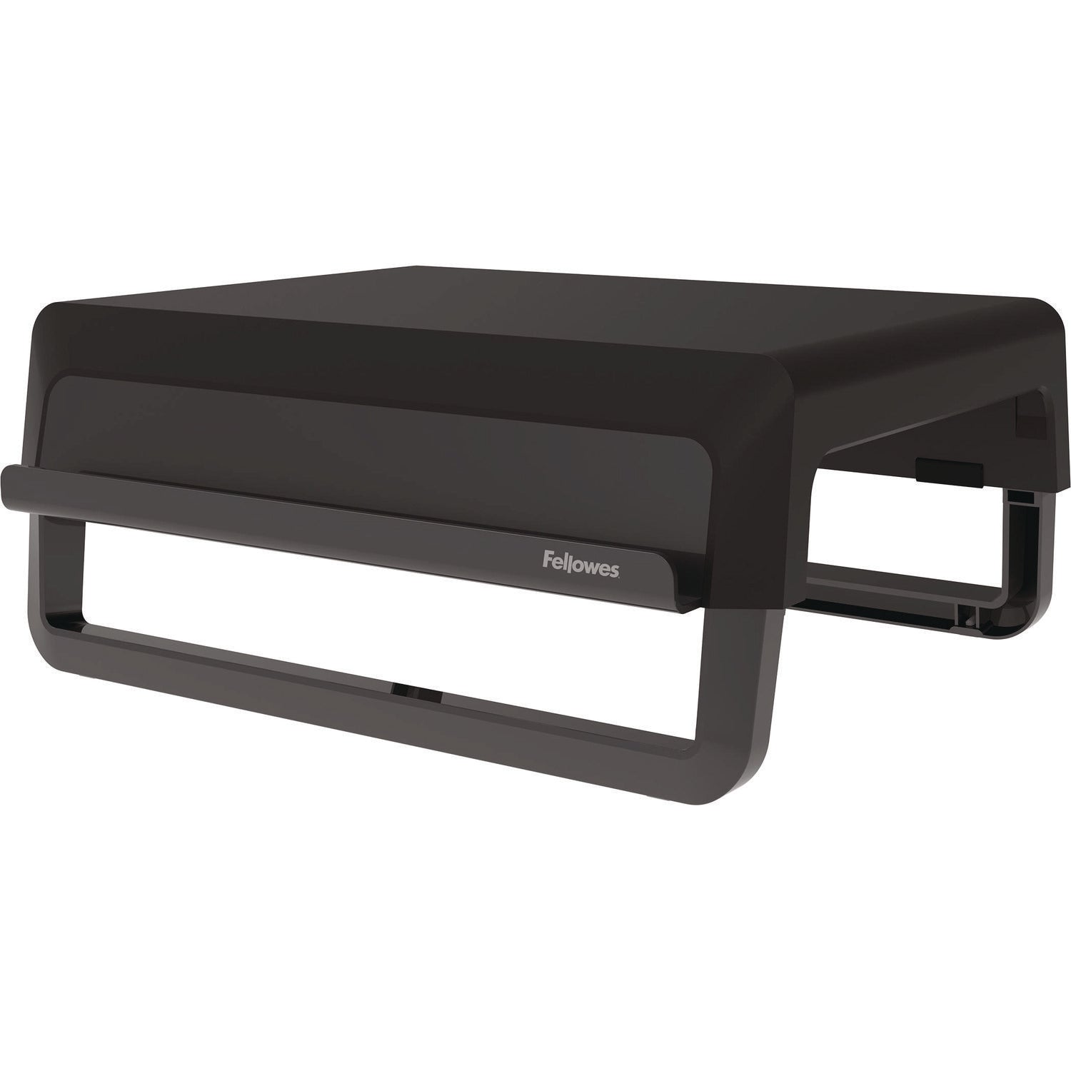 Fellowes Breyta Monitor Stand, 13.94" x 11.97" x 3.25" to 6", Black, Supports 33 lbs (100098502)