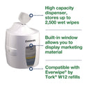 Tork Centerfeed Wet Wipe Dispenser, 10.04 x 10.73 x 13.18, White (192851)