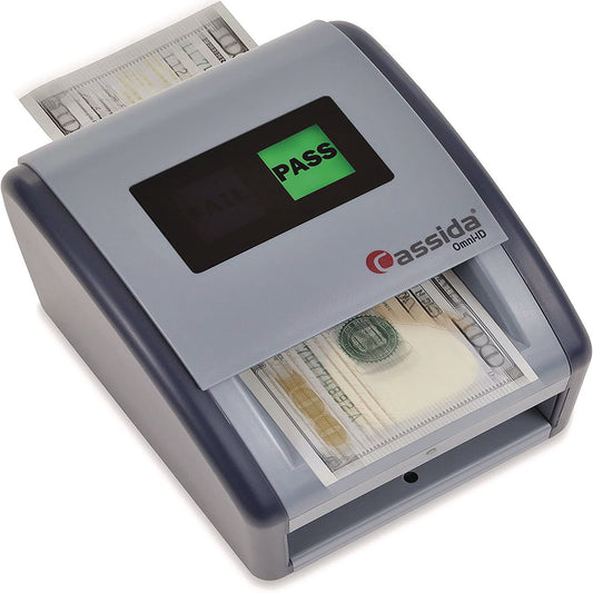 Cassida OmniID Counterfeit Detector, Infrared, Magnetic Strip Detection, UV Light, U.S. Currency