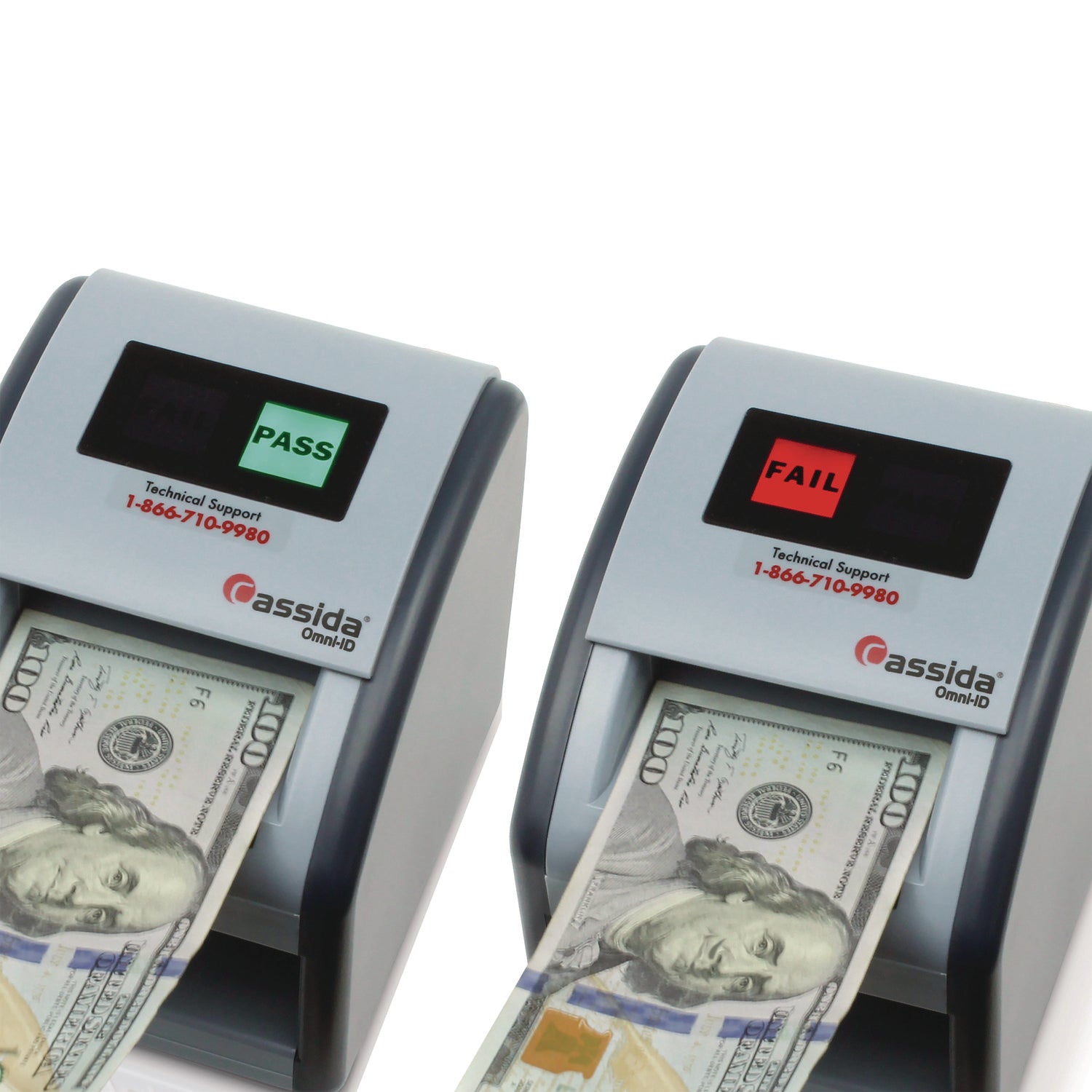 Cassida OmniID Counterfeit Detector, Infrared, Magnetic Strip Detection, UV Light, U.S. Currency