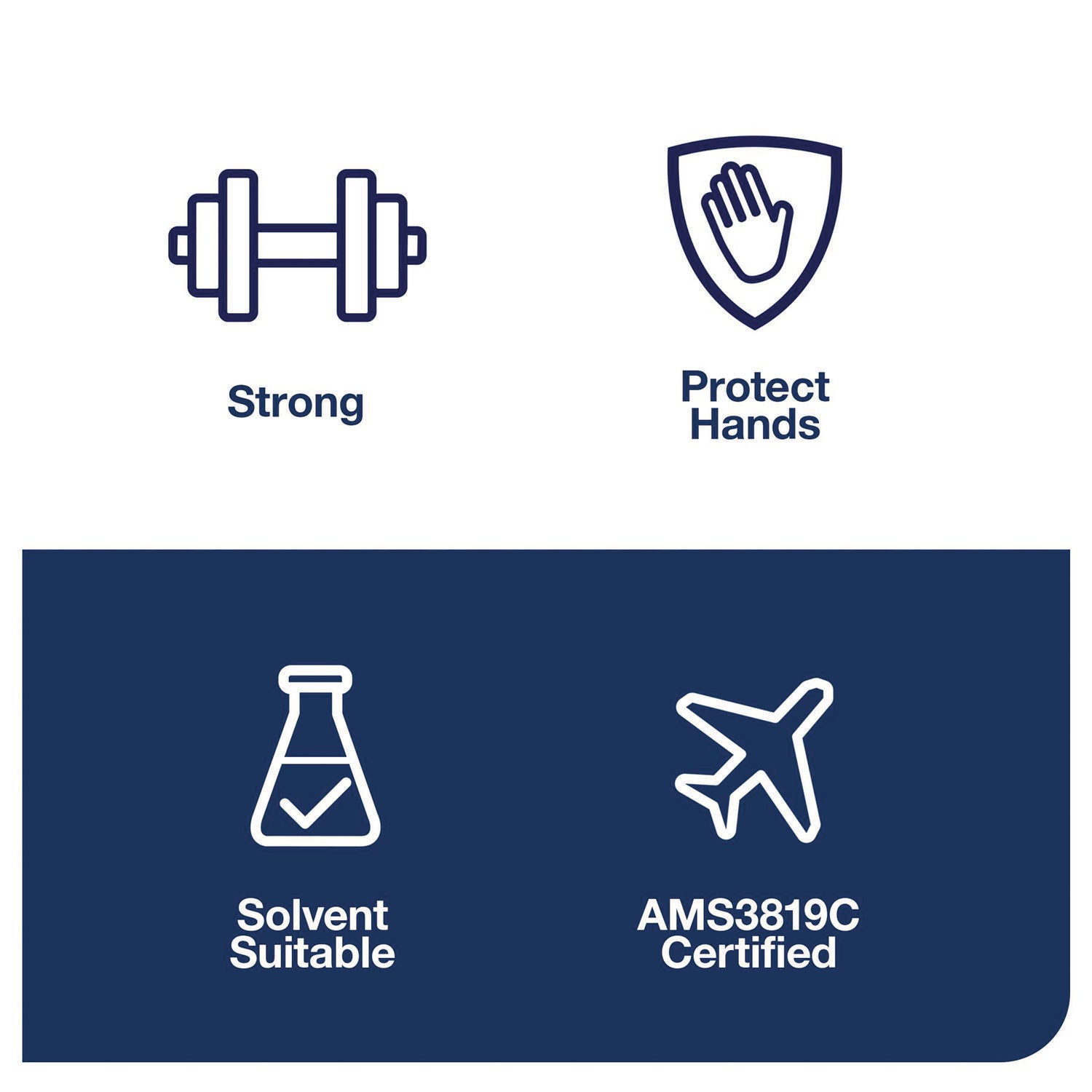 Tork Industrial Heavy-Duty Cleaning Cloth, 1-Ply, 13.97 x, 4.25, Unscented, White, 60 Cloths, 4/Carton (570481)