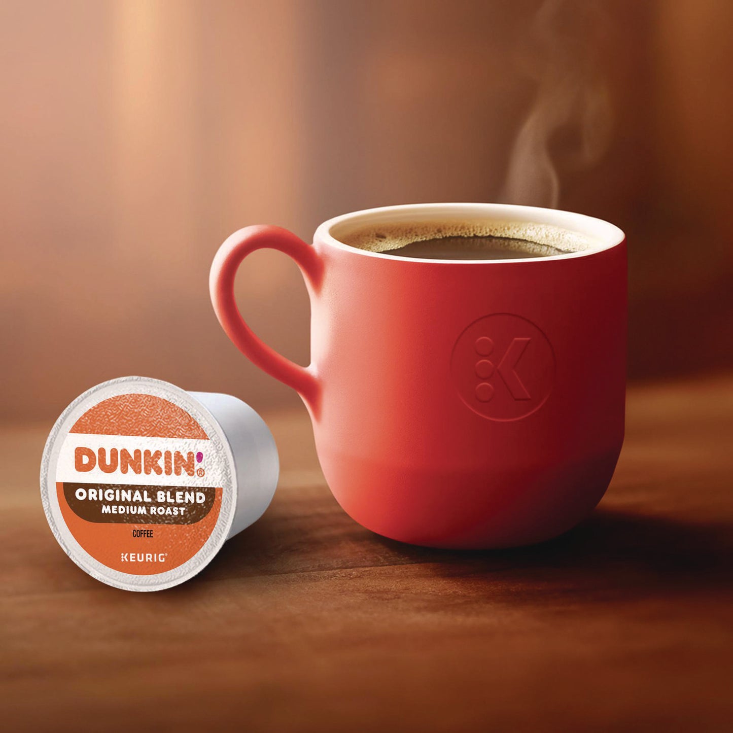 Dunkin Donuts K-Cup Pods, Dunkin Regular, 88/Carton (1267CT)