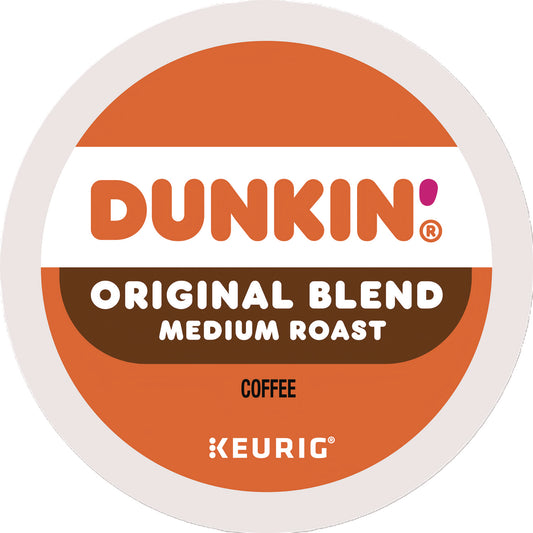 Dunkin Donuts K-Cup Pods, Dunkin Regular, 88/Carton (1267CT)