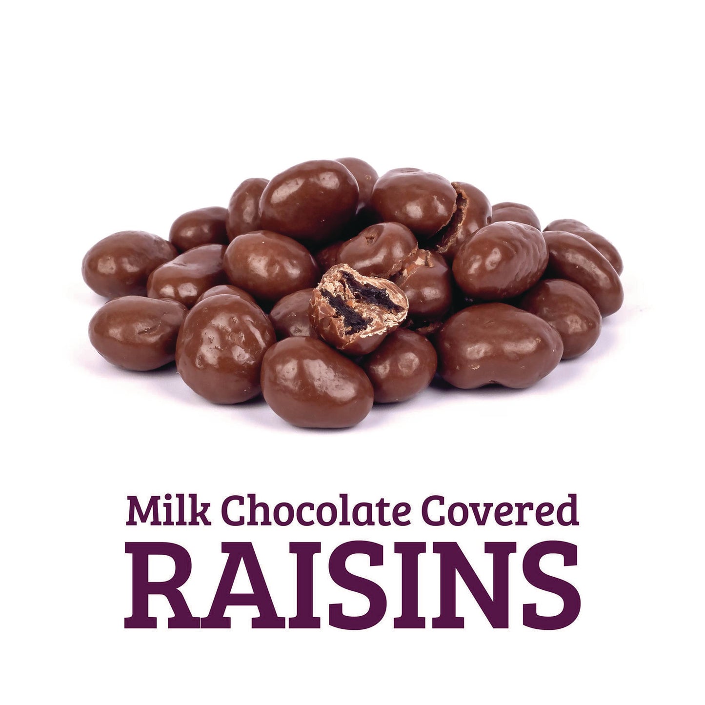 Wellsley Farms Milk Chocolate Covered Raisins, 50 oz Jar (22002345)