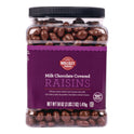 Wellsley Farms Milk Chocolate Covered Raisins, 50 oz Jar (22002345)