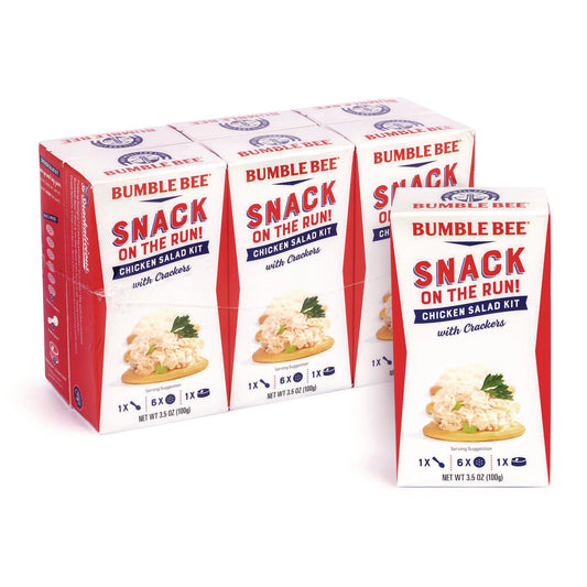 Bumble Bee Snack on the Run Chicken Salad Kit with Crackers, 3.5 oz Box, 6/Carton (22002355)